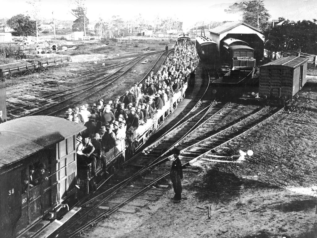 Departing Train